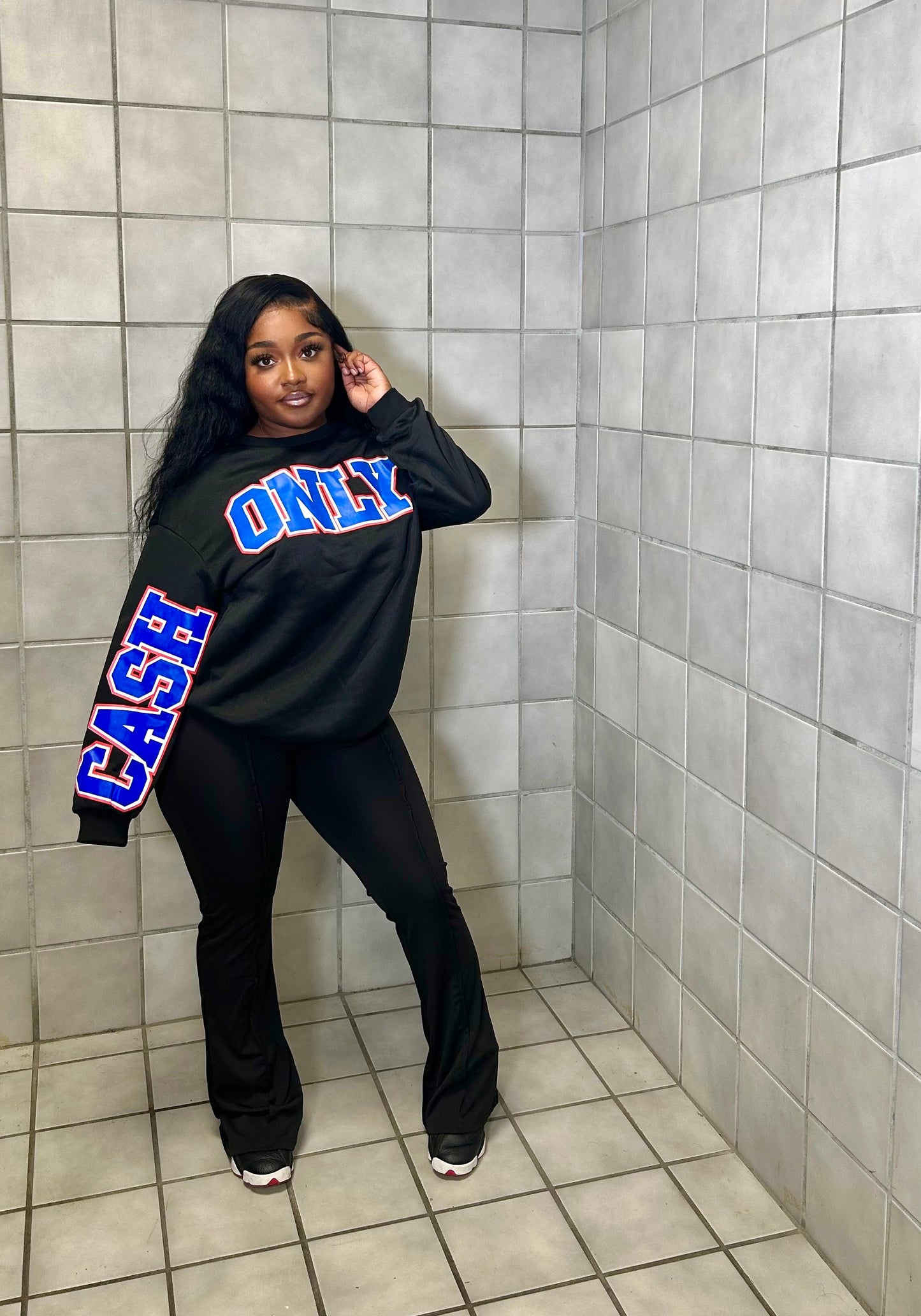 Ca$h Only Sweat Shirt