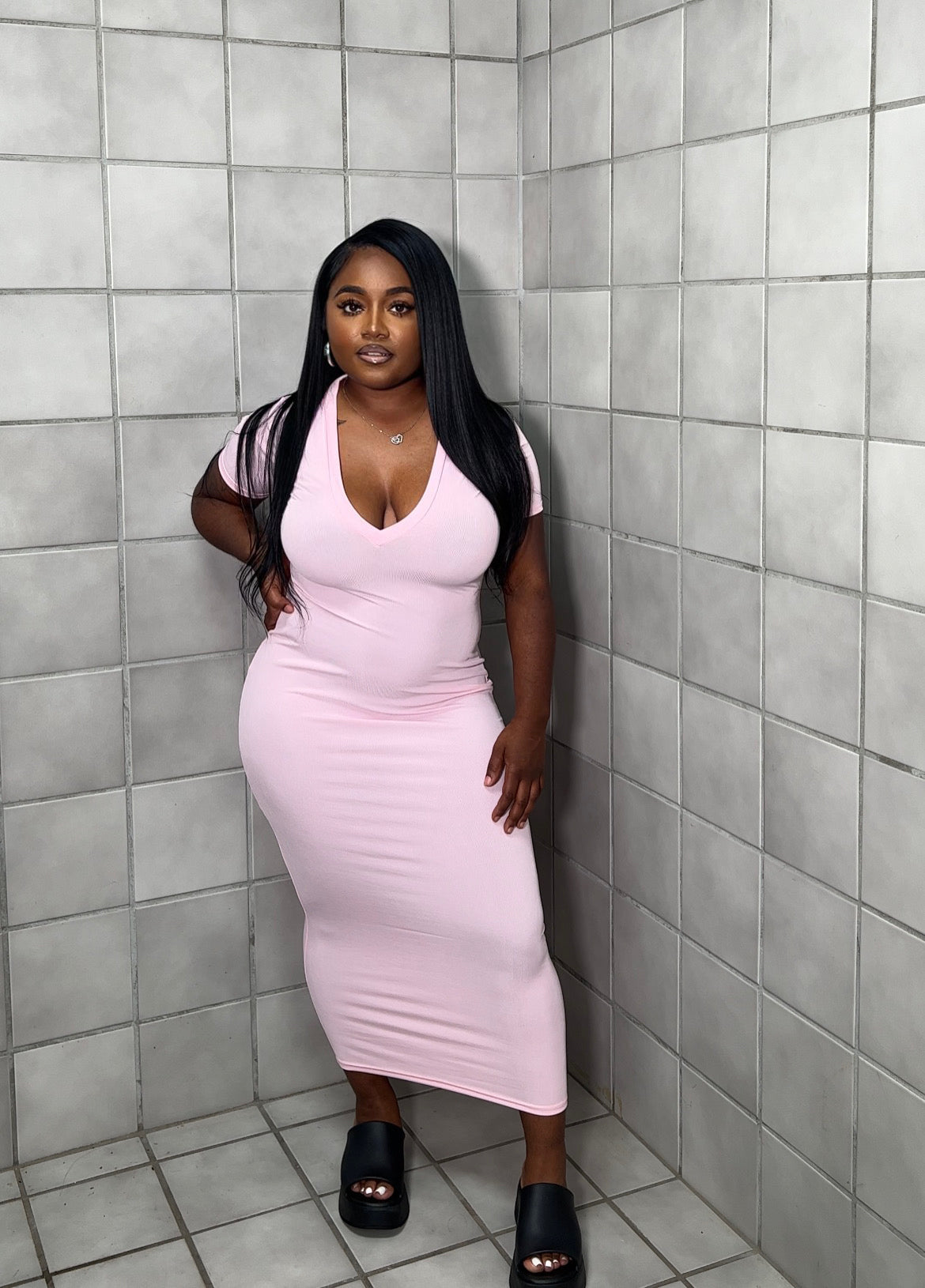 Butterfly Ku Fitted Dress