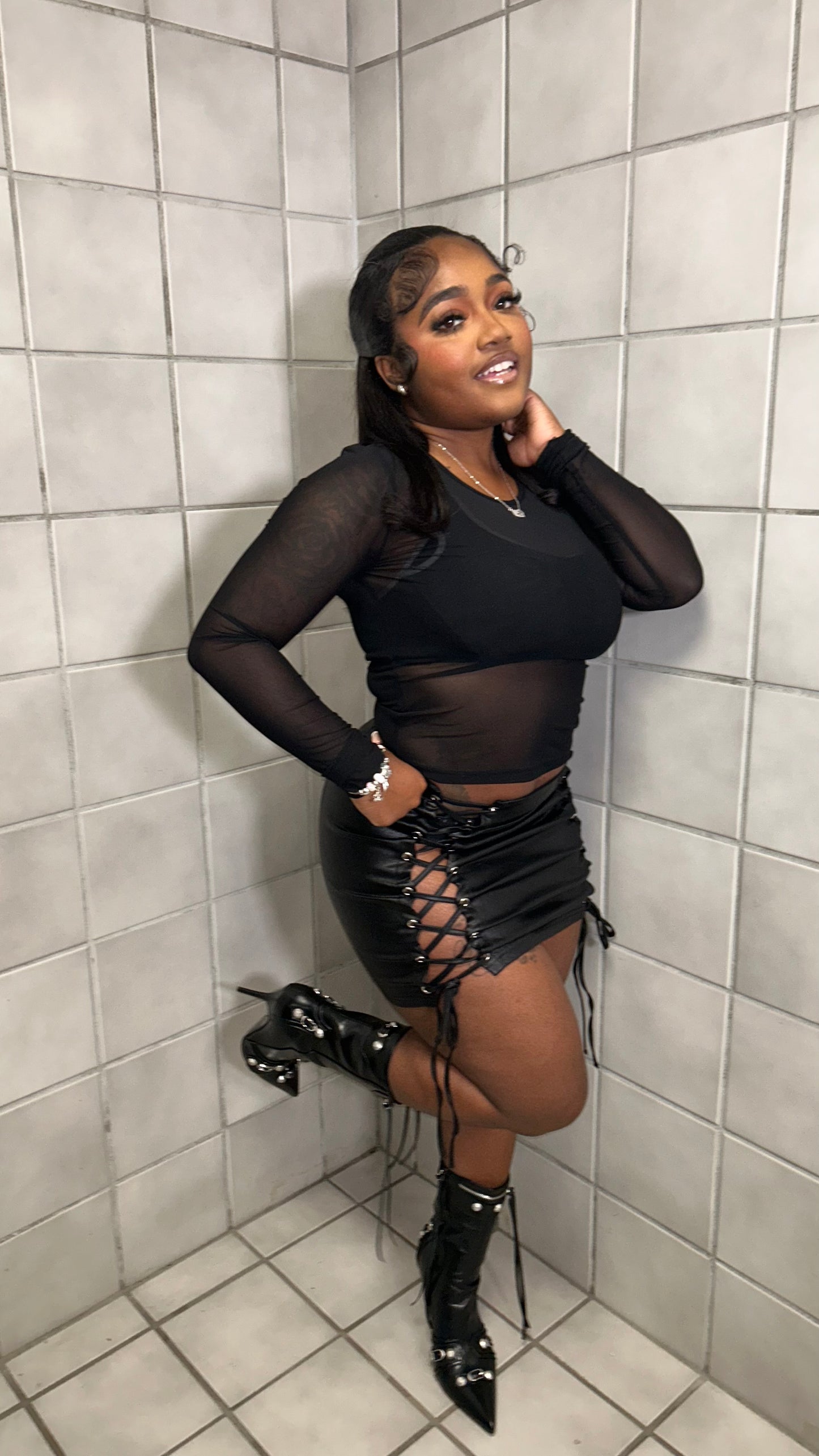 Mesh Long Sleeve